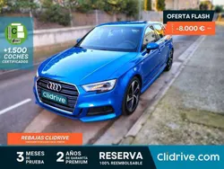 Azul Usado 2019 Audi A3 Sportback S-Line Utilitario | 25.490 € (Un poco caro)
