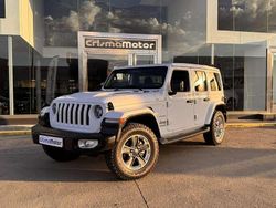 Blanco Usado 2020 Jeep Wrangler Unlimited Sahara SUV | 49.999 € (Precio justo)