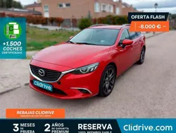 Rojo Usado 2016 Mazda 6 Luxury Familiar | 11.490 € (Precio justo)