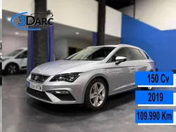 Plateado Usado 2019 Seat Leon ST FR Familiar | 13.455 € (Buen precio)