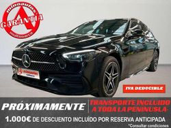 Negro Usado 2022 Mercedes C300 AMG line Familiar | 37.890 €