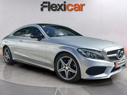 Gris Usado 2016 Mercedes C220 AMG line Coupe | 20.990 € (Super precio)