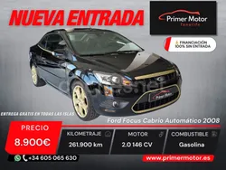 Negro Usado 2008 Ford Focus Cabriolet Titanium Descapotable | 8900 € (Caro)