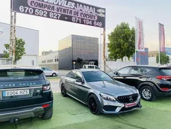 Gris Usado 2018 Mercedes C220 AMG line Berlina | 22.900 € (Un poco caro)