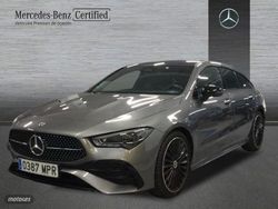 Gris / plateado Usado 2024 Mercedes CLA200 Shooting Brake AMG line Familiar | 41.400 €