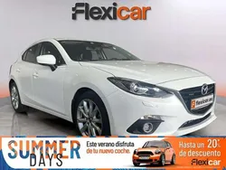 Blanco Usado 2016 Mazda 3 Luxury Berlina | 11.890 € (Precio justo)