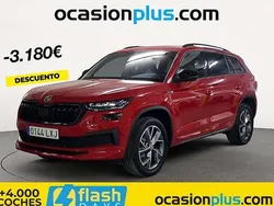 Rojo Usado 2022 Skoda Kodiaq SportLine SUV | 30.719 € (Precio justo)