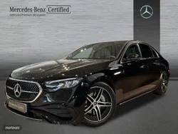 Negro Usado 2024 Mercedes E220 AMG line Berlina | 62.900 €