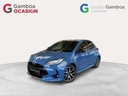 Azul Usado 2021 Toyota Yaris Hybrid Plus Berlina | 17.990 € (Buen precio)
