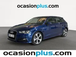 Azul Usado 2015 Audi A3 S-Line | 17.450 € (Precio justo)