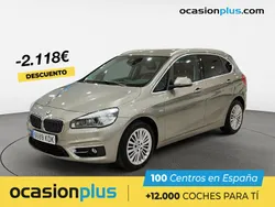 Gris Usado 2017 BMW 218 Active Tourer Monovolumen | 23.300 € (Caro)