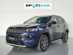Azul Usado 2022 Jeep Compass Limited SUV | 26.900 € (Caro)