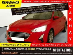 Rojo Usado 2019 Ford Focus Trend Berlina | 11.390 € (Precio justo)