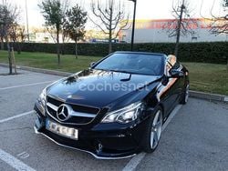 Negro Usado 2014 Mercedes E220 Descapotable | 24.900 € (Un poco caro)