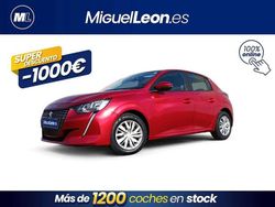 Rojo Usado 2021 Peugeot 208 Active Utilitario | 10.985 € (Precio justo)