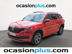 Rojo Usado 2019 Skoda Kodiaq SportLine SUV | 24.537 € (Precio justo)