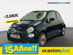 Azul Usado 2022 Fiat 500 Dolcevita Descapotable | 10.890 € (Precio justo)