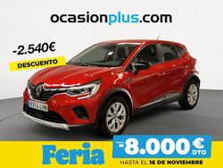 Rojo Usado 2020 Renault Captur Intens SUV | 17.200 € (Precio justo)