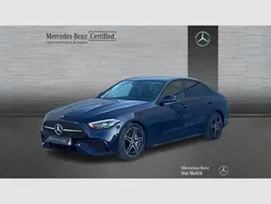Azul cavansita Usado 2021 Mercedes C220 AMG line Berlina | 38.990 € (Un poco caro)