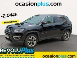 Negro Usado 2018 Jeep Compass Limited SUV | 20.446 € (Precio justo)