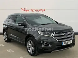 Gris / plata Usado 2018 Ford Edge Titanium SUV | 18.600 € (Un poco caro)