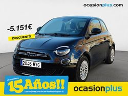 Negro Usado 2022 Fiat 500e Icon Utilitario | 12.450 € (Precio justo)