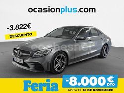 Gris / plata Usado 2021 Mercedes C200 Berlina | 30.390 € (Precio justo)
