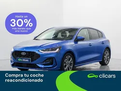 Azul Usado 2023 Ford Focus ST-Line Berlina | 19.490 € (Precio justo)