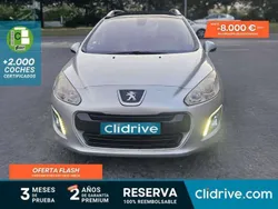 Gris Usado 2014 Peugeot 308 Active Familiar | 6490 € (Precio justo)