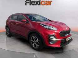 Rojo Usado 2021 Kia Sportage 2 SUV | 15.490 € (Buen precio)