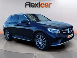 Azul Usado 2018 Mercedes GLC250 AMG line SUV | 26.390 € (Precio justo)