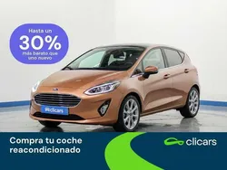 Amarillo Usado 2017 Ford Fiesta Titanium Utilitario | 10.790 € (Precio justo)