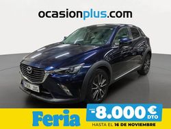 Azul Usado 2017 Mazda CX-3 Luxury SUV | 13.480 € (Precio justo)