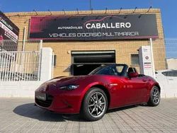 Rojo Usado 2023 Mazda MX5 Exclusive-Line Descapotable | 28.500 € (Precio justo)