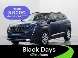 Azul Usado 2021 Peugeot 3008 Style SUV | 19.490 € (Precio justo)