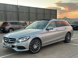 Gris / plata Usado 2016 Mercedes C350e AMG line Familiar | 19.990 € (Precio justo)