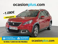 Rojo Usado 2019 Peugeot 2008 Signature Sky SUV | 11.990 € (Buen precio)