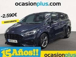 Azul Usado 2021 Ford S-MAX ST-Line Monovolumen | 25.910 € (Precio justo)