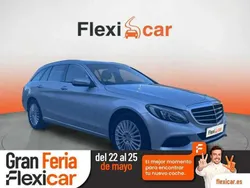 Gris Usado 2015 Mercedes C180 Familiar | 16.390 € (Buen precio)