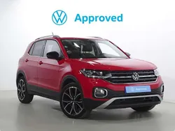 Rojo Usado 2021 VW T-Cross Sportline SUV | 19.800 € (Precio justo)