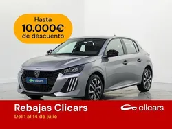 Gris Usado 2024 Peugeot 208 Active Utilitario | 15.490 € (Precio justo)