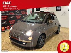 Marrón Usado 2008 Fiat 500 Lounge Berlina | 8980 € (Un poco caro)