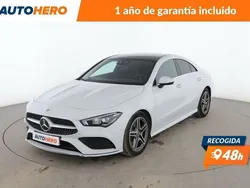 Blanco Usado 2021 Mercedes CLA200 AMG line Berlina | 31.599 € (Precio justo)