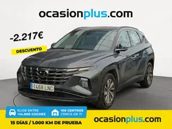Gris Usado 2021 Hyundai Tucson SUV | 24.390 € (Precio justo)