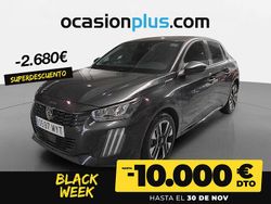 Negro Usado 2025 Peugeot 208 Allure Utilitario | 19.710 € (Precio justo)