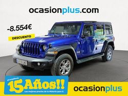 Azul Usado 2021 Jeep Wrangler Sport SUV | 50.380 € (Buen precio)