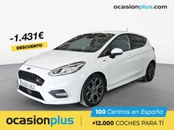 Blanco Usado 2020 Ford Fiesta ST-Line Utilitario | 15.750 € (Un poco caro)