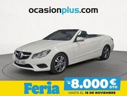 Blanco Usado 2015 Mercedes E220 Descapotable | 23.450 € (Precio justo)