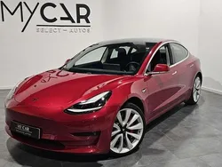 Rojo Usado 2019 Tesla Model 3 Long Range Berlina | 27.900 € (Precio justo)