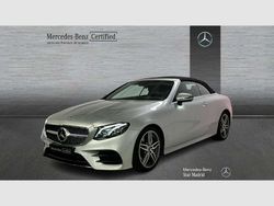 Plateado Usado 2019 Mercedes E220 Descapotable | 41.595 € (Precio justo)